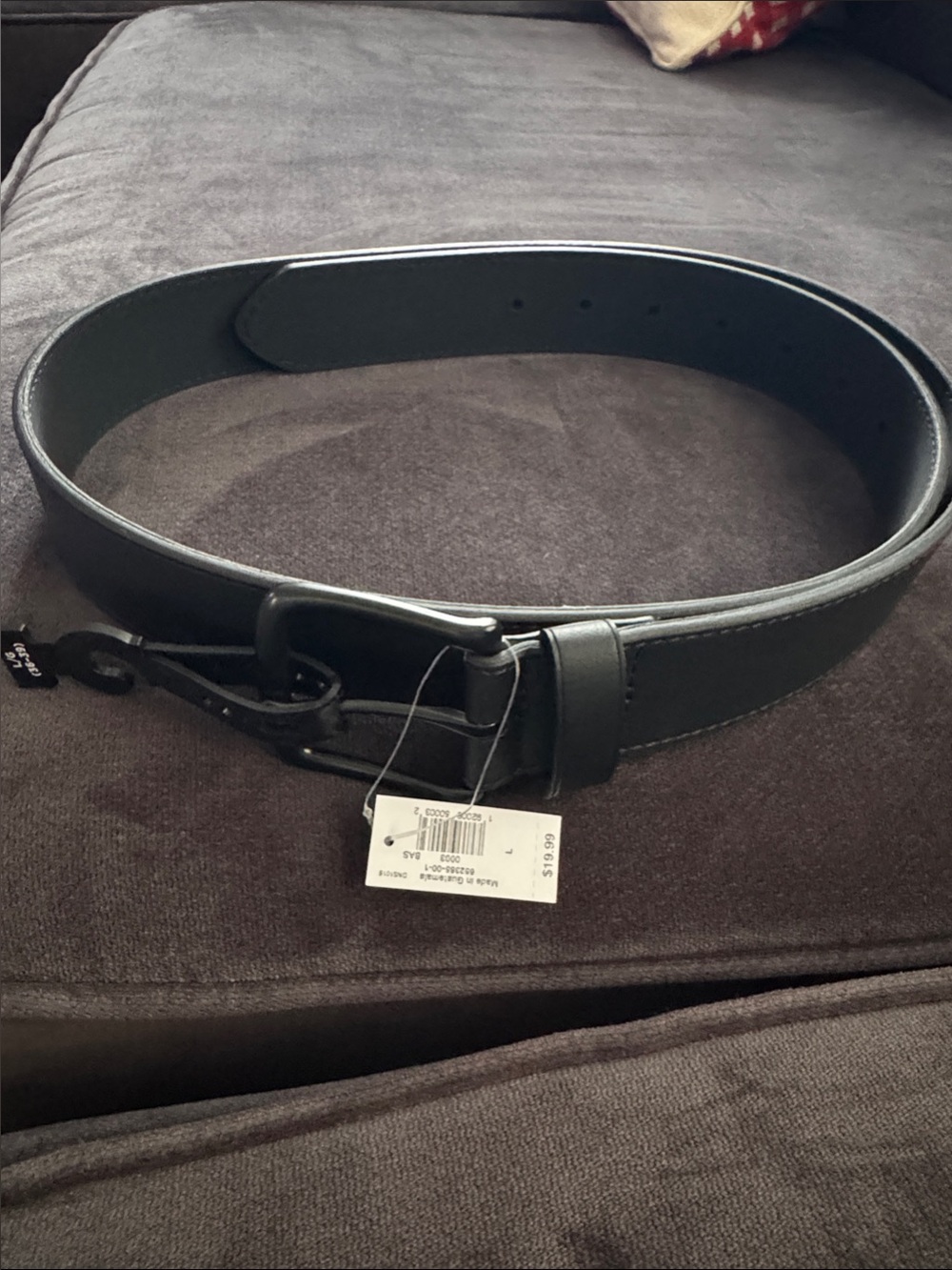 Old Navy Classic Black Men's Leather Belt